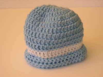 BlueWhiteBabyHat